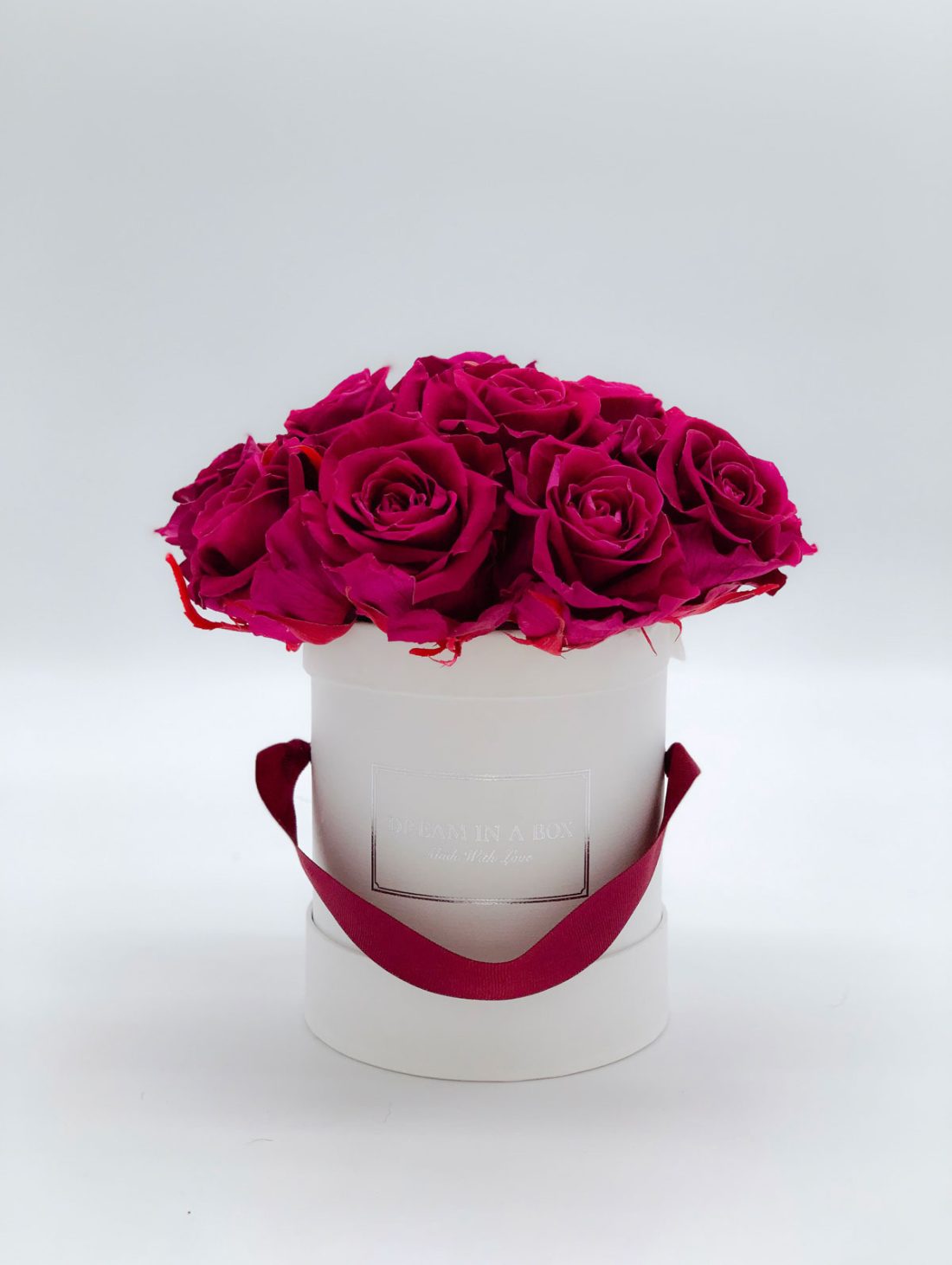 pretty dream rose stabilizzate color prugna